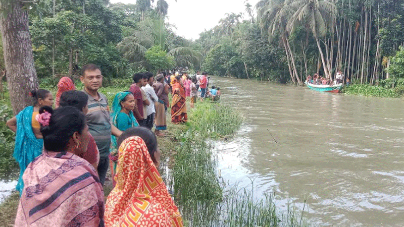 ঝালকাঠিতে খালে ঝাঁপ দিয়ে নিখোঁজ কিশোর