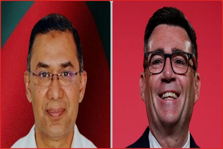 যুক্তরাজ্যের নতুন প্রধানমন্ত্রী অ্যান্ডি বার্নহ্যামকে তারেক রহমানের অভিনন্দন